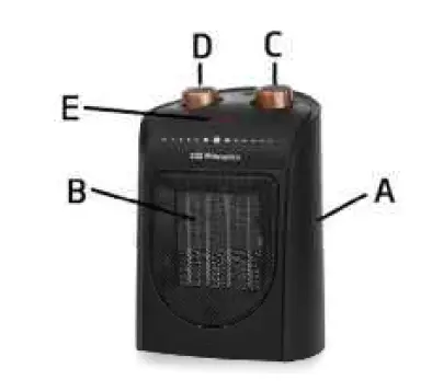 Orbegozo CR 5038 PTC Fan Heater 1