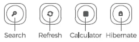 CORN K755 2 4G Wireless Keyboard - button