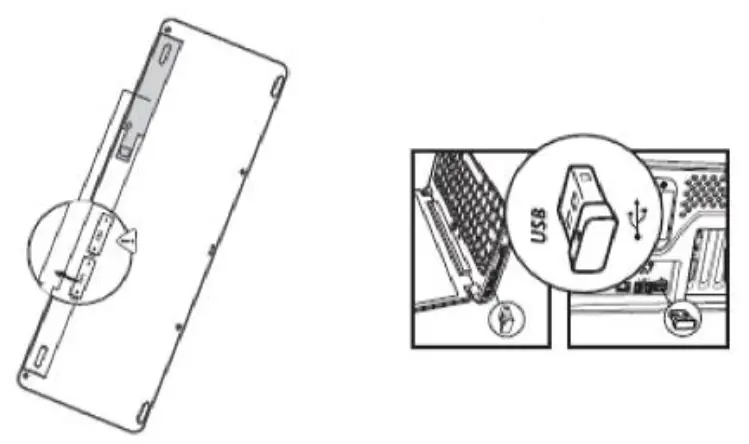 CORN K755 2 4G Wireless Keyboard - usb