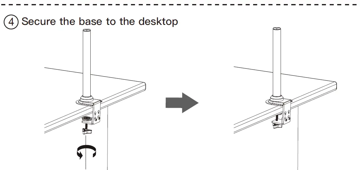HUANUO-HNSS8-Monitor-Desk-Mount-6
