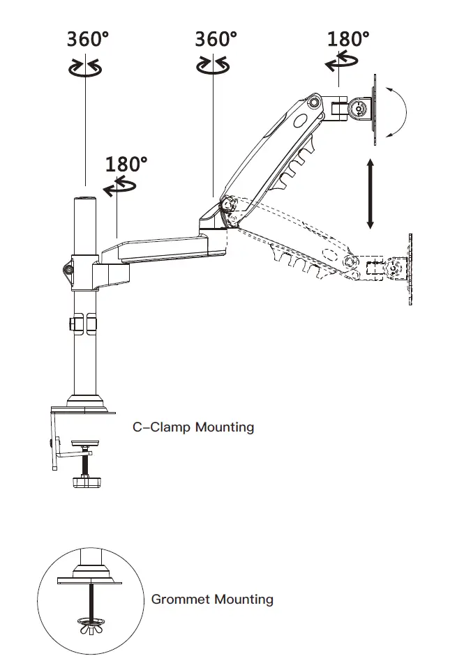 HUANUO-HNSS8-Monitor-Desk-Mount-2