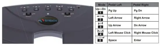 STRICH BT N2C Wireless Music Pedal - figure 1