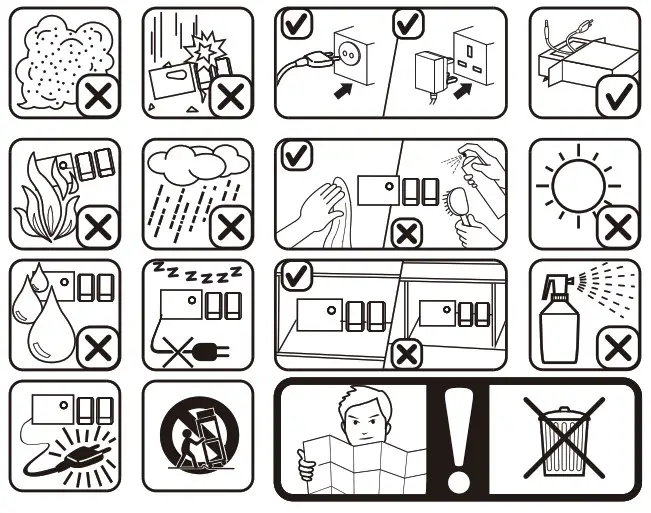 gemini GLS 550 Gigabeat Party System - Special precautions