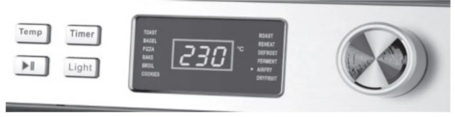 MICHELANGELO B08T5RG8J8 Air Fryer Oven - PANEL