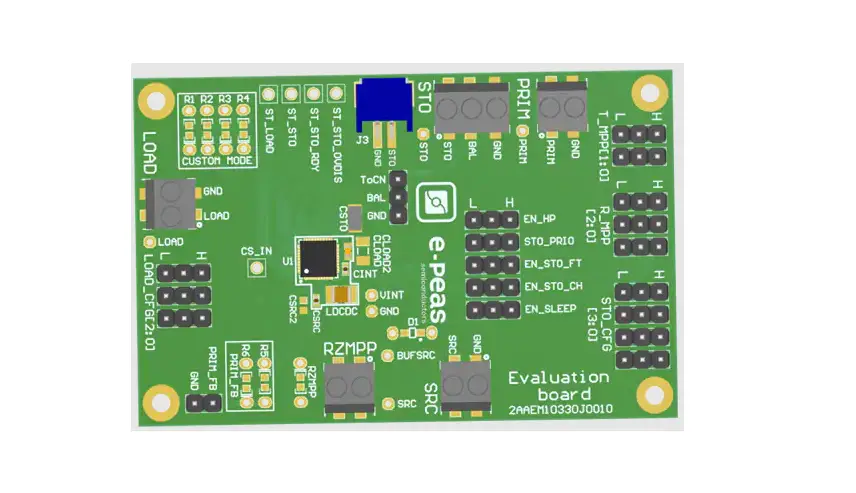 E-peas Aem10330 Evaluation Board Printed Circuit Board User Guide