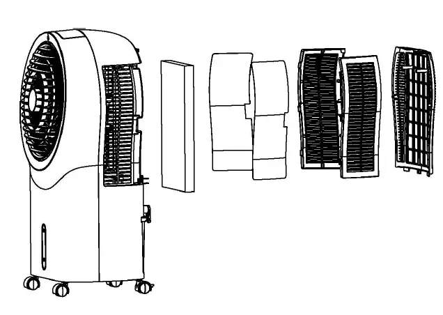 argo POLIFEMO ZEUS Evaporative Air Cooler FIG 10