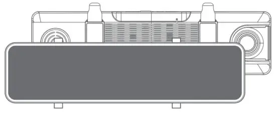 TOGUARD RM05 Touch Screen Streaming Video Rear View Mirror
