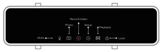TOGUARD RM05 Touch Screen Streaming Video Rear View Mirror - operations