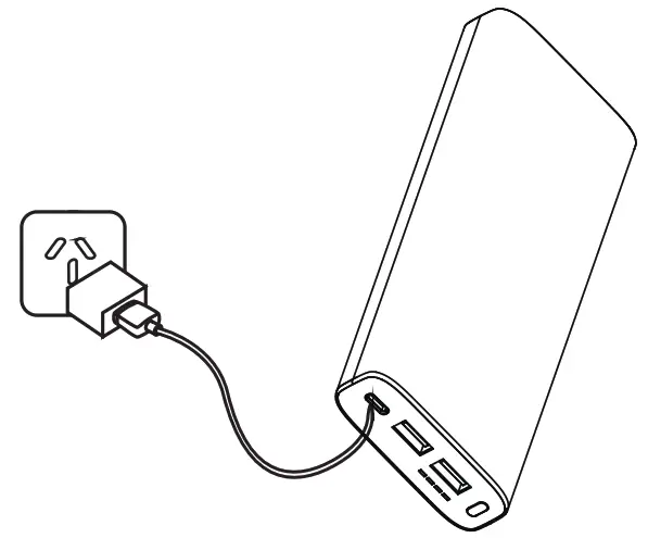 comsol USb-C Power Bank 20000ma - CHARGE