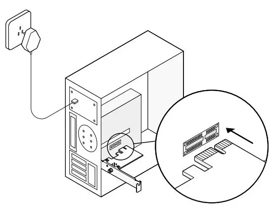 tp-link AC1200 Wi-Fi Bluetooth 4.2 PCIe Adapter User Guide - Locate an available PCIE X1 slot and carefully insert the adapter