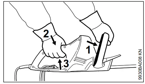 STIHL HSE 42 Very Light 420W Electric Hedge Trimmer - Switching1