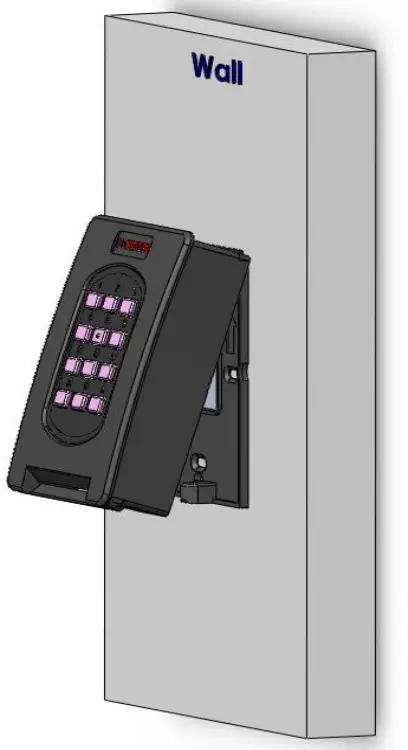 IDENTIV uTrust TS Contact Keypad Reader - Mounting the Reader 1