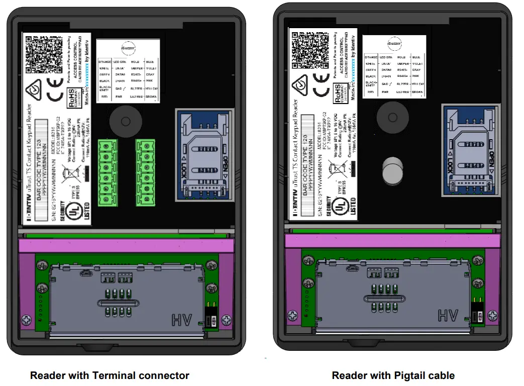 IDENTIV uTrust TS Contact Keypad Reader - Pigtail cable