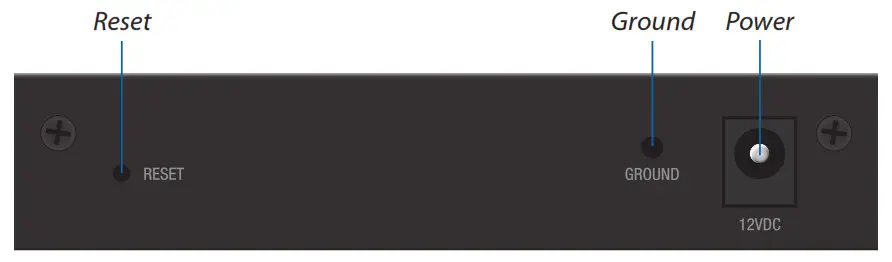 Ubiquiti EdgeRouterX - Hardware Overview - Back Panel