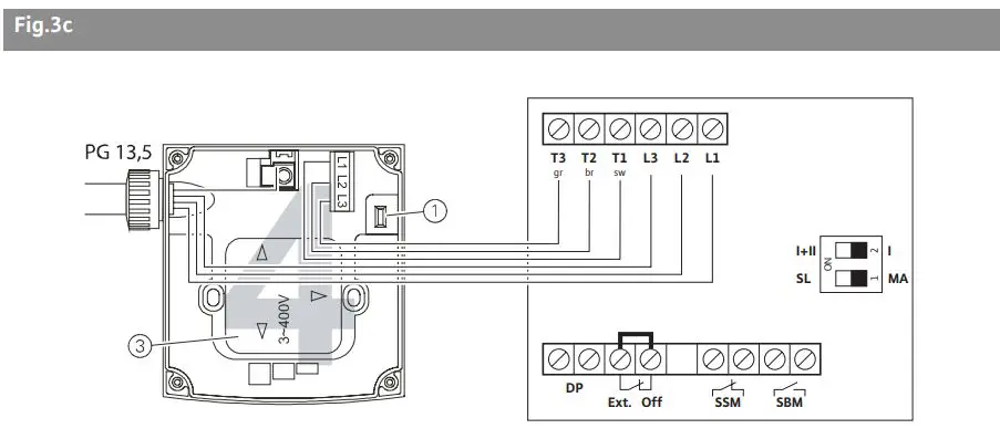 WILO TOP-Z 30 7 DM Protect-Modul C Instruction Manual - Fig 3,2