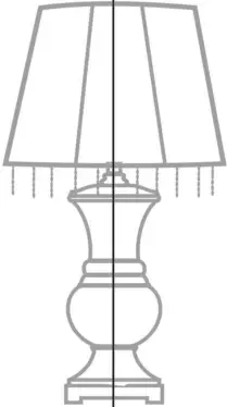 Maxax T26CL 2275Inch Clear Glass Table Lamp Set - fig 1