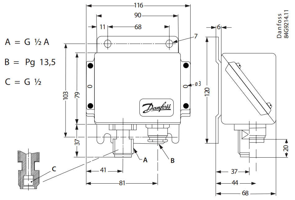 Danfoss EMP 2 Pressure Transmitters -