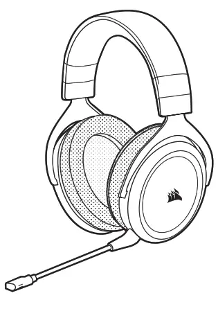 CORSAIR Stereo Gaming Headset - Headset features