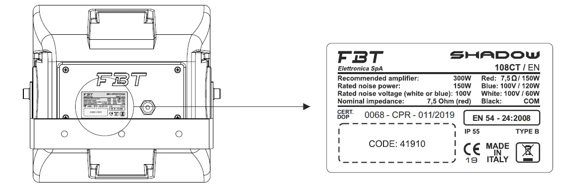 FBT-SHADOW-108CT-Outdoor-Speaker-FIG7