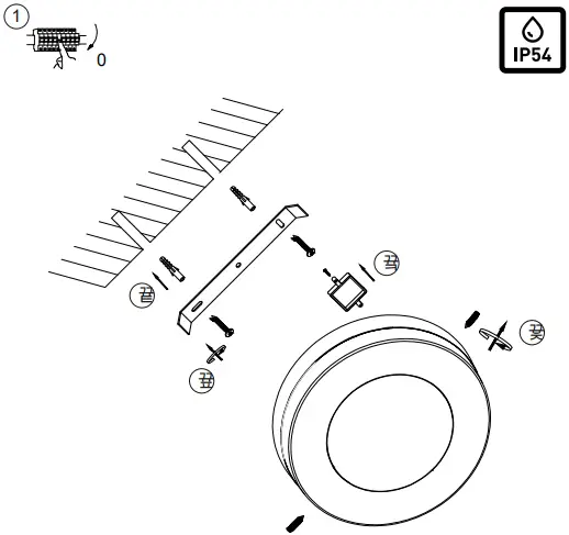 Paul Neuhaus FABIAN Outdoor Wall Light LED Anthracite B