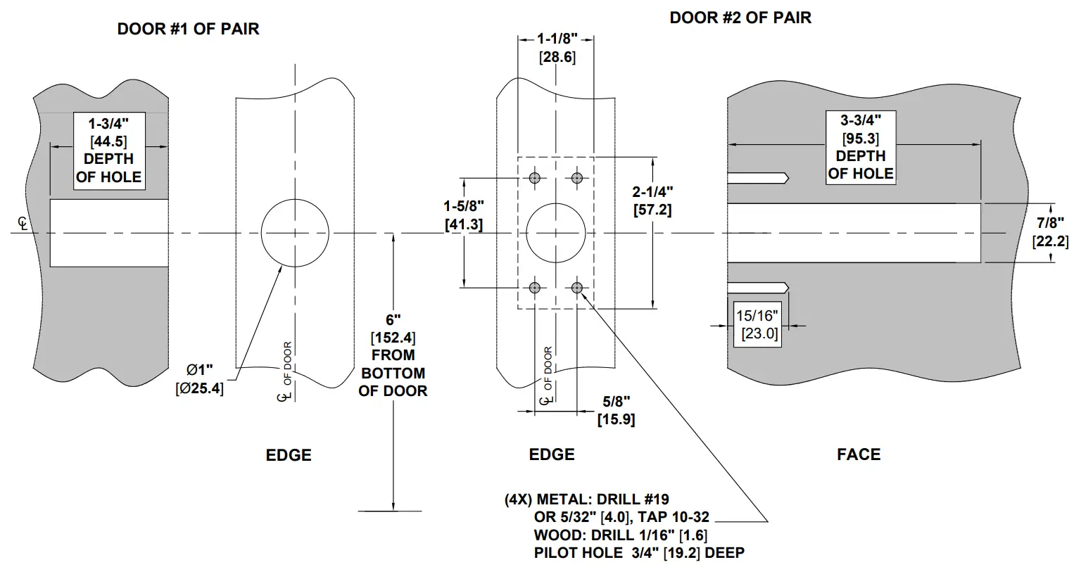 PDQ 639017 Automatic Fire Bolt