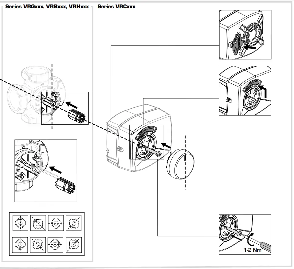 ESBE ARA600 Series Actuators for VRG130 Valves - fig 2