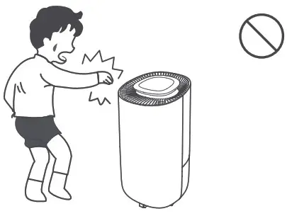 TESLA TSL AC VIRGO Smart Dehumidifier XL - Safety Warning 2