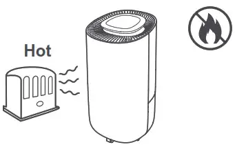 TESLA TSL AC VIRGO Smart Dehumidifier XL - Safety Warning 8