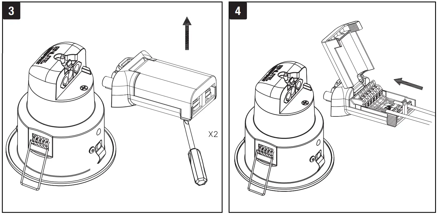 ENLITE EN DE62PRO LED Dimmable 6w IP20 Fire Rated Tilt Downlight - fig 1