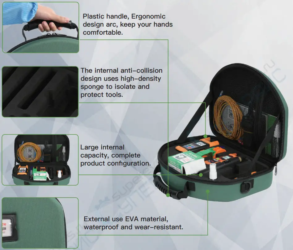 Komshine KLT-12E Fiber Optic Loss Tester - fig 1
