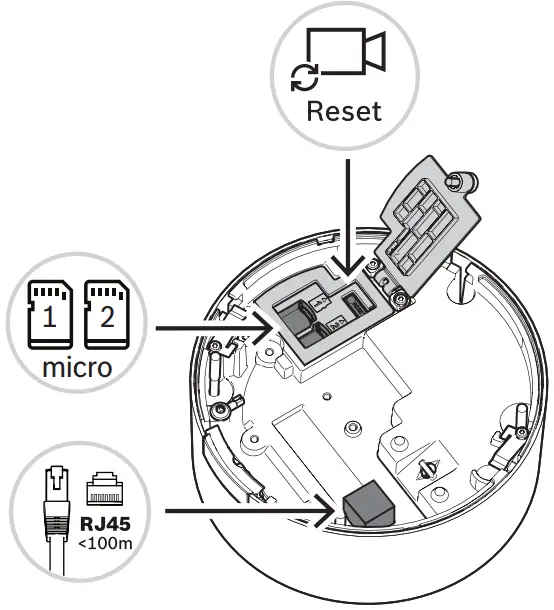 BOSCH NDV 8503 R LEXIDOME IP indoor 8000i 6MP PTRZ Network Dome Camera with 3 9 10mm Lens - Fig 2