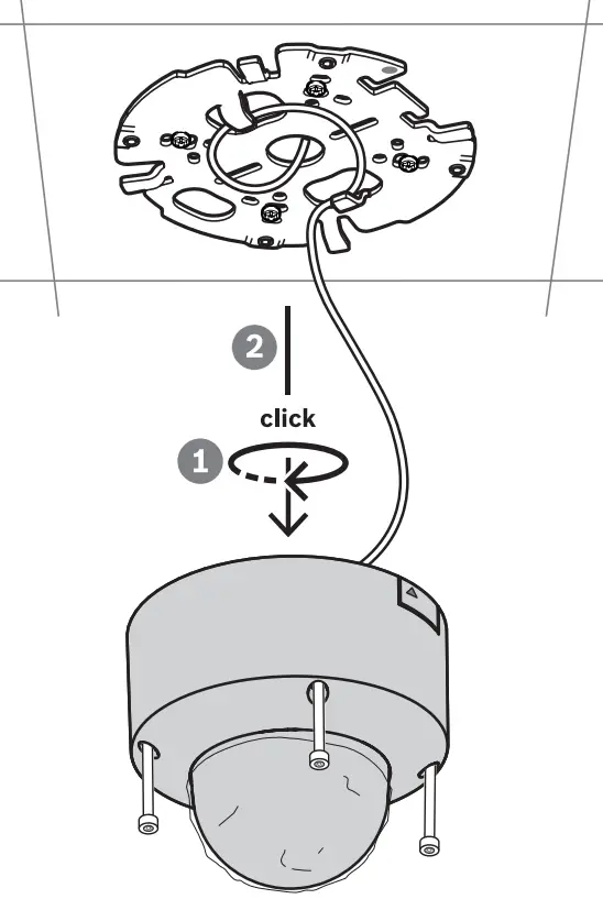 BOSCH NDV 8503 R LEXIDOME IP indoor 8000i 6MP PTRZ Network Dome Camera with 3 9 10mm Lens - Fig 54
