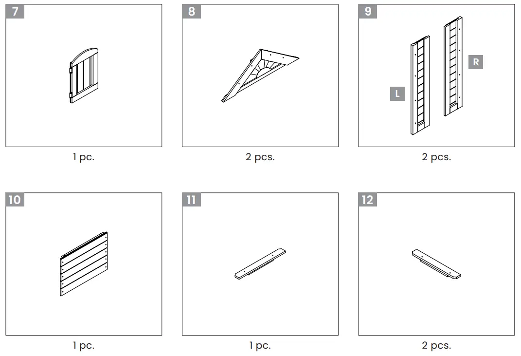 LIFESPAN KIDS LKCH-TEDV2NT KIDS Wooden Cubby House - fig 3