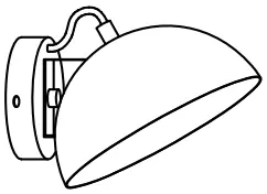 ET2 Contemporary Lighting E20369 Half Moon LED Wall Sconce - Fig 1