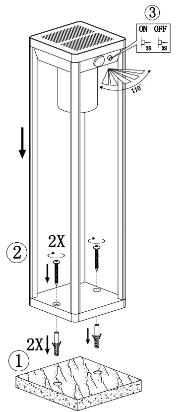 ENDON 96930 Outdoor Bollard Light Fitting fig