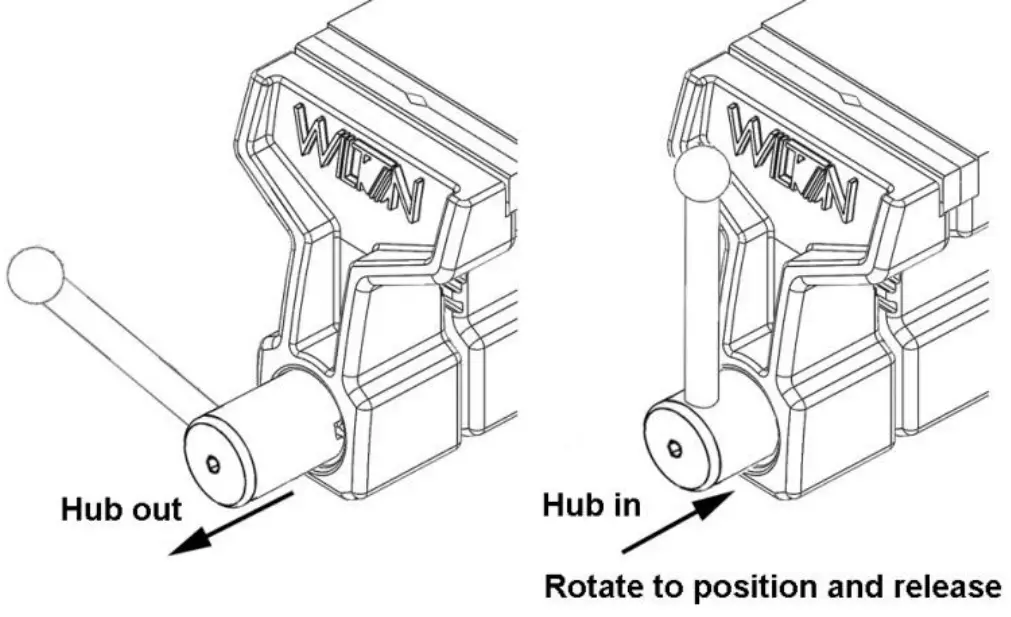 Handle adjustment