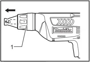 Installing or removing the bit