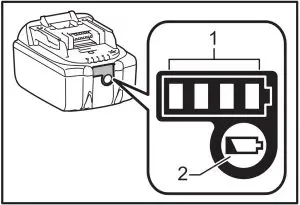 Indicating the remaining battery capacity