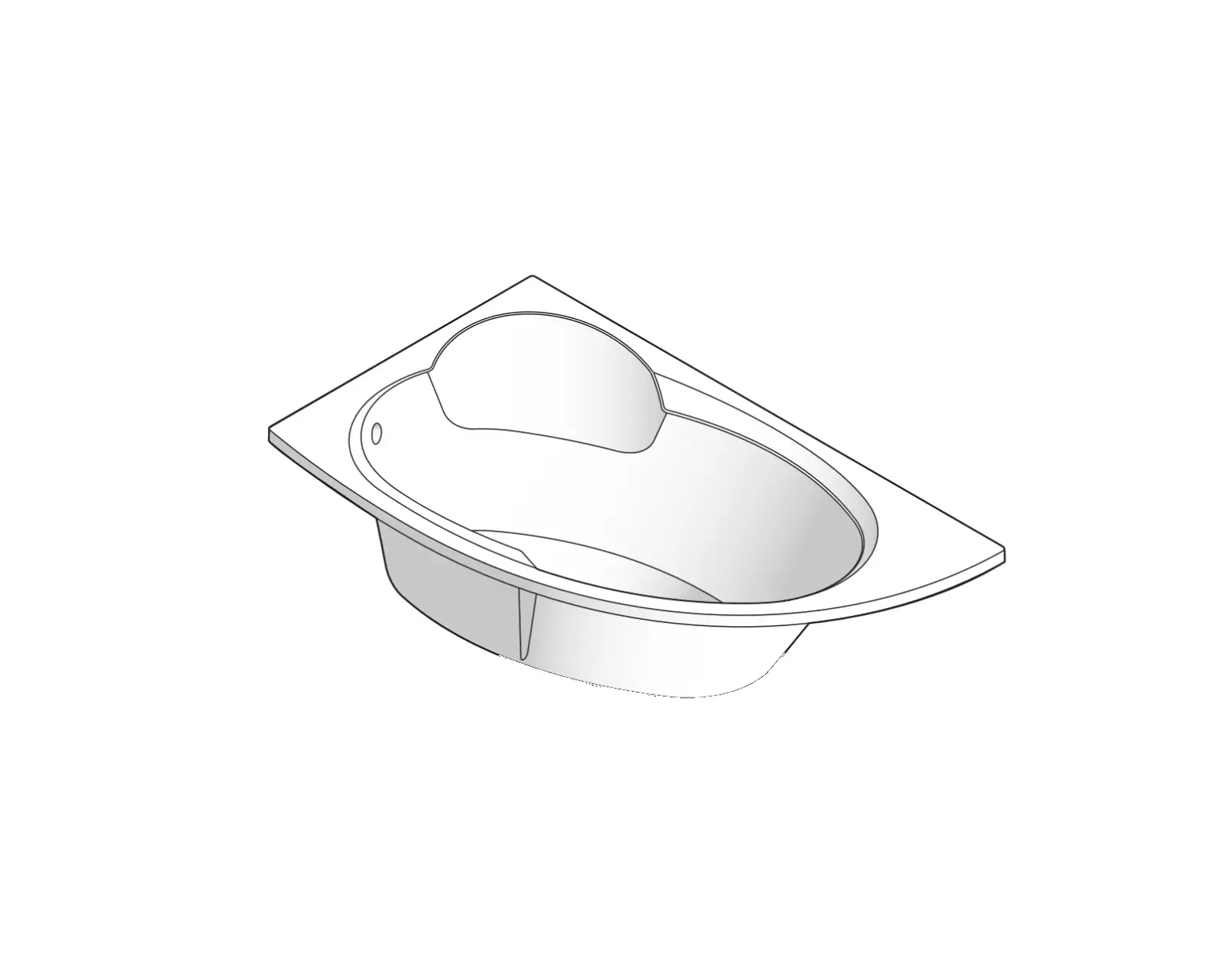 Cersanit 63336 Joanna 150x95 L Acrylic Bathtub Instruction Manual