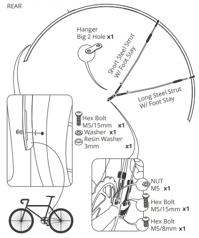 GAINT Speedshield RGX 45 Mudguard Set-fig5