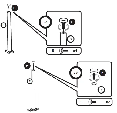 VonHaus-4000307IM -White-Metal-Double-Bed-Frame-FIG-3
