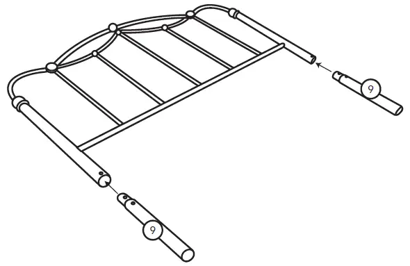 VonHaus-4000307IM -White-Metal-Double-Bed-Frame-FIG-9