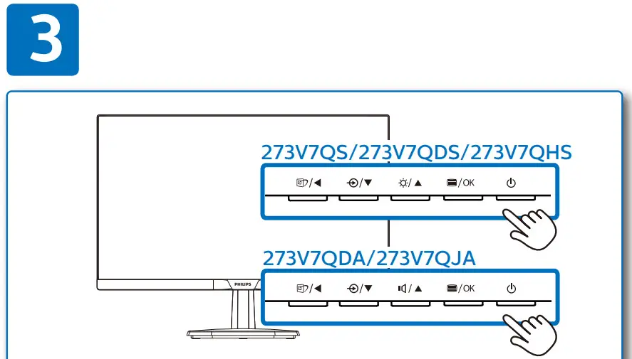 PHILIPS V Line 273V7 LCD Monitor - 6