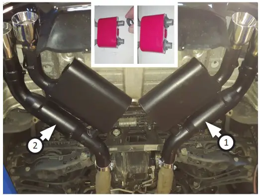 FLOWMASTER 817746 2016 22 Chevrolet Camaro - NSTALL FLOWMASTER EXHAUST SYSTEM 2