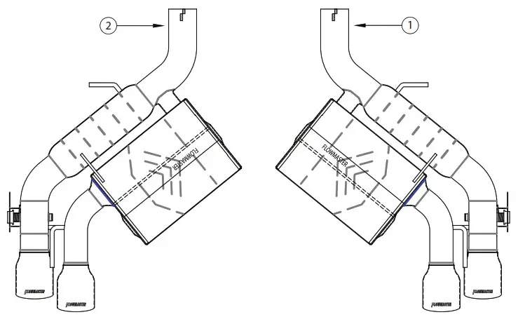FLOWMASTER 817746 2016 22 Chevrolet Camaro - NSTALL FLOWMASTER EXHAUST SYSTEM 5