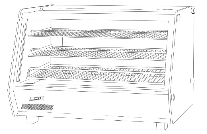 SERV IT 423HDM48SA Heated Display Cases - Figuire 2