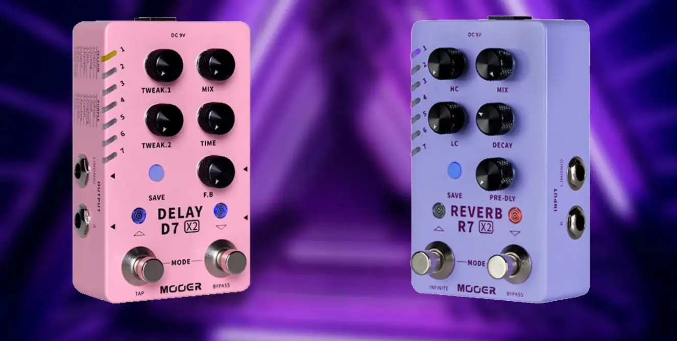 Mooer R7 X2 Stereo Reverb Pedal Instructions