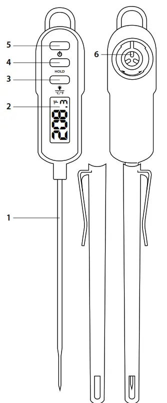 levenhuk MT30 Cooking Thermometer -