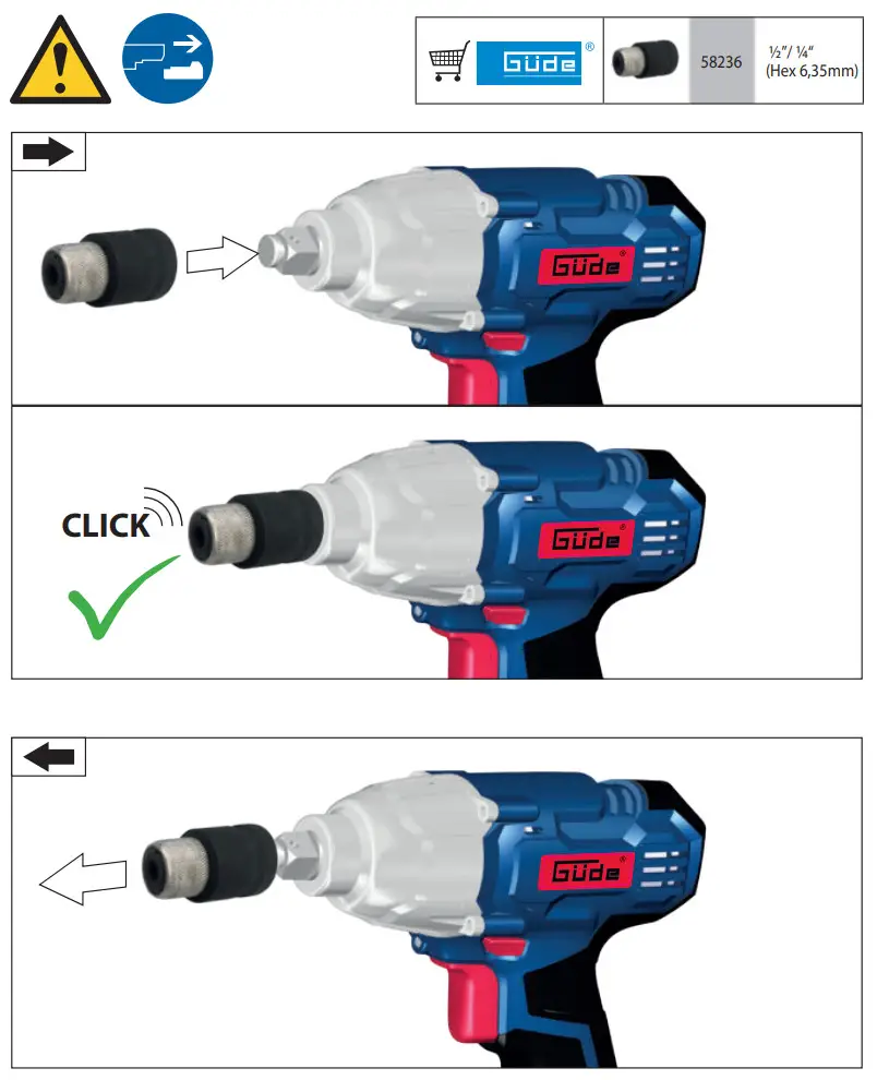 Gude BSS 18 Impact Wrench - Figure 5