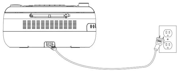 PHILCO PJC7000BT Bluetooth CD Boombox - AC OPERATION